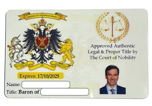 ID of Court Nobility